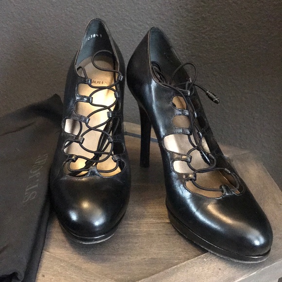 🔥 St John, Vintage lace up heels - Picture 5 of 12